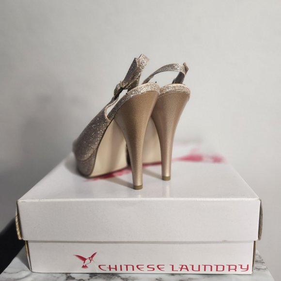 Madden Girl Gold Beaded Stilettos - Picture 3 of 3